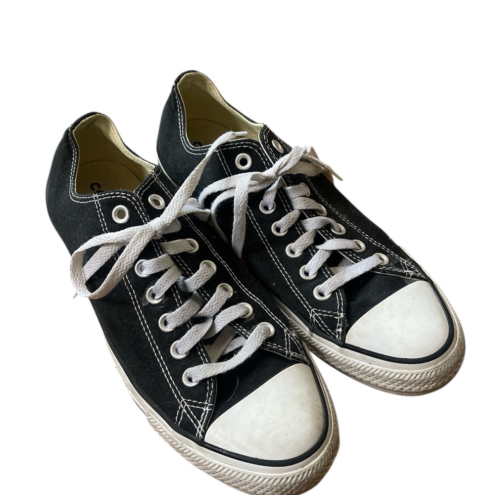 Converse Black and White Canvas Sneakers